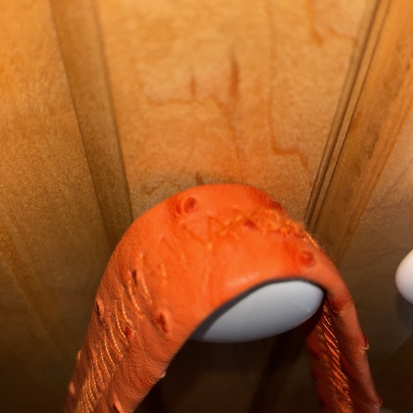 Faux Ostrich leather bag ; really is gorges made in China - Picture 9 of 17